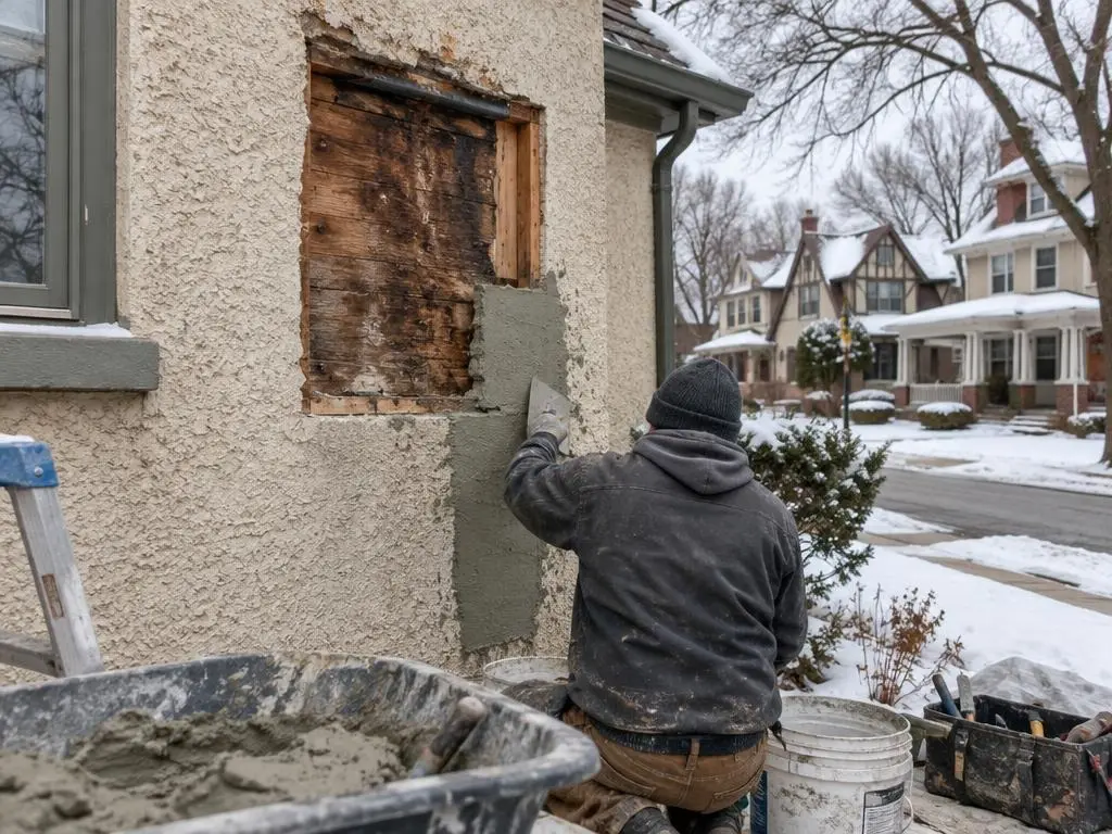 Stucco Repair in Minneapolis, MN