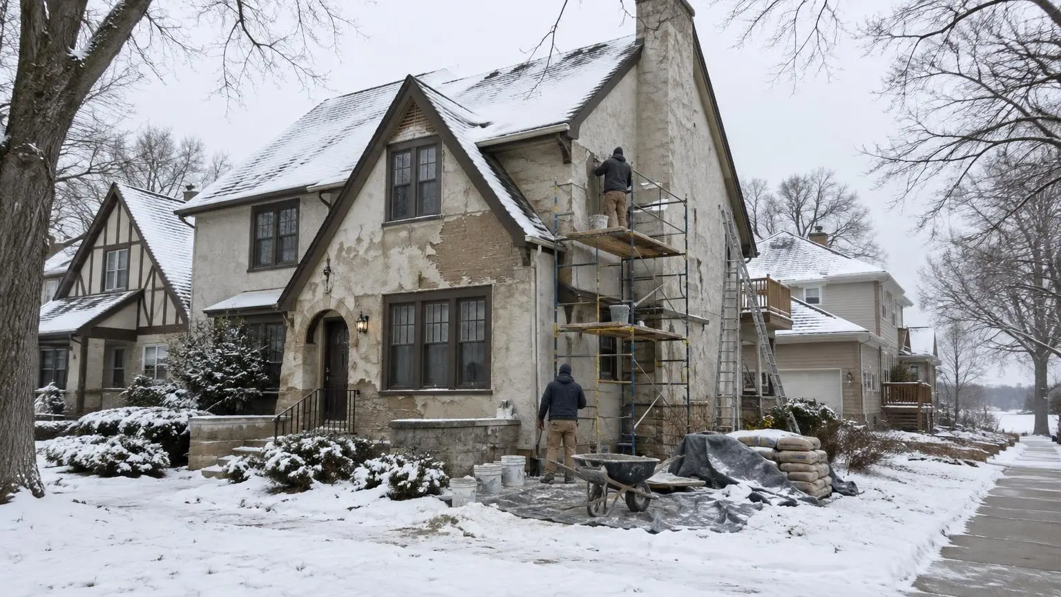 Stucco Repair in Minneapolis, MN